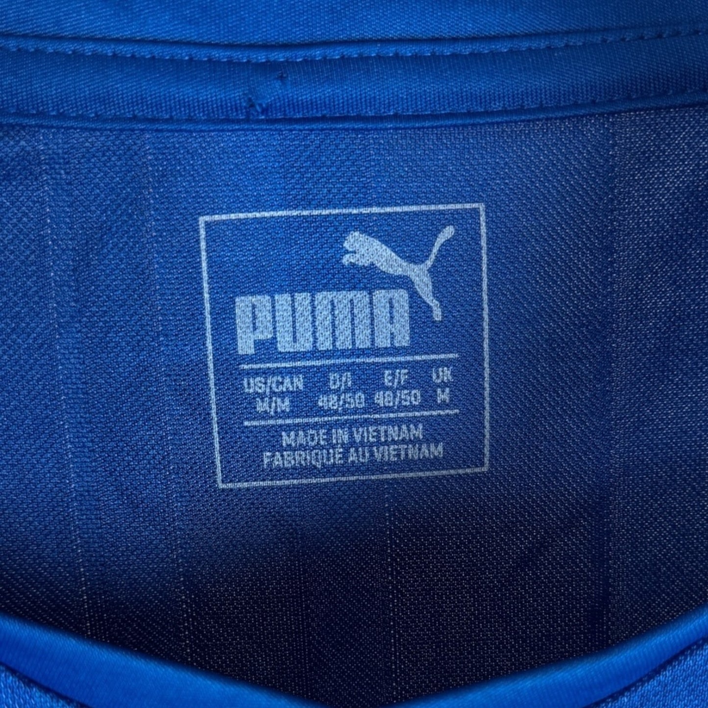Leicester City 2016/2017 Football Shirt Home Kit Blue Puma Mens Medium
