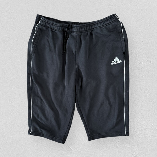 Adidas Washed Black Sweat Shorts Mens XXL