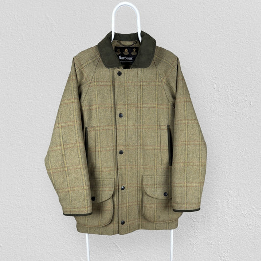 Barbour Double Twist Tweed Shooting Jacket 100% Merino 2 Ply Mens Medium